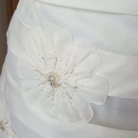 Galina Ivory Wedding Dress, Sz 6 - Picture 5 of 9